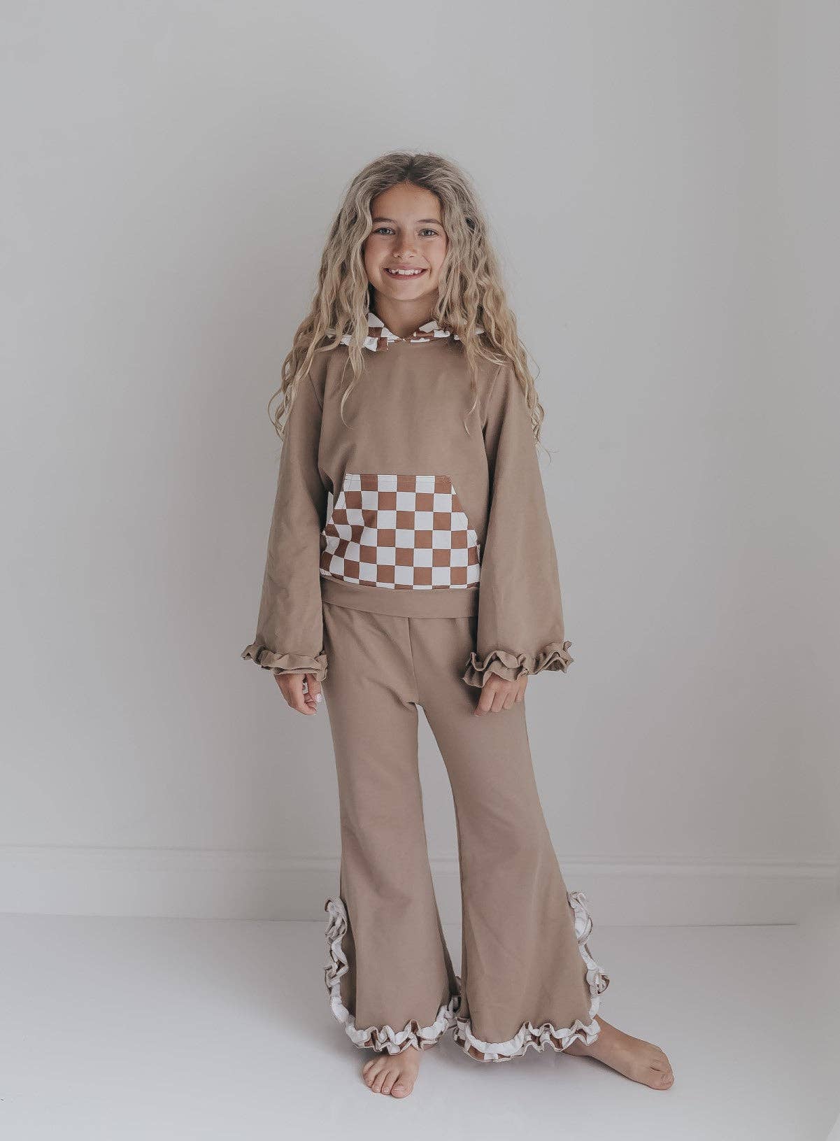 Checkered Pocket Lounge Set