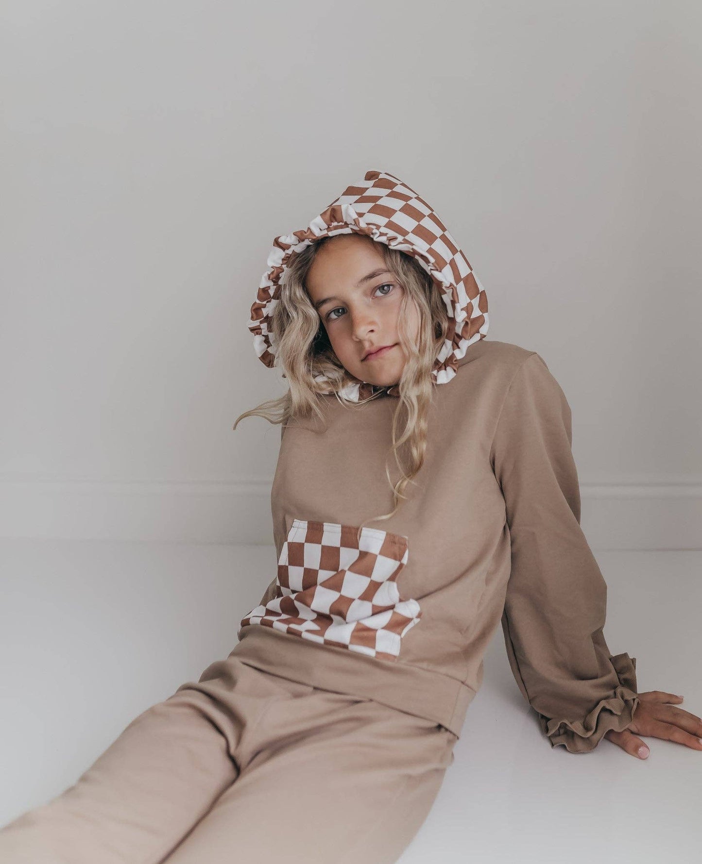Checkered Pocket Lounge Set