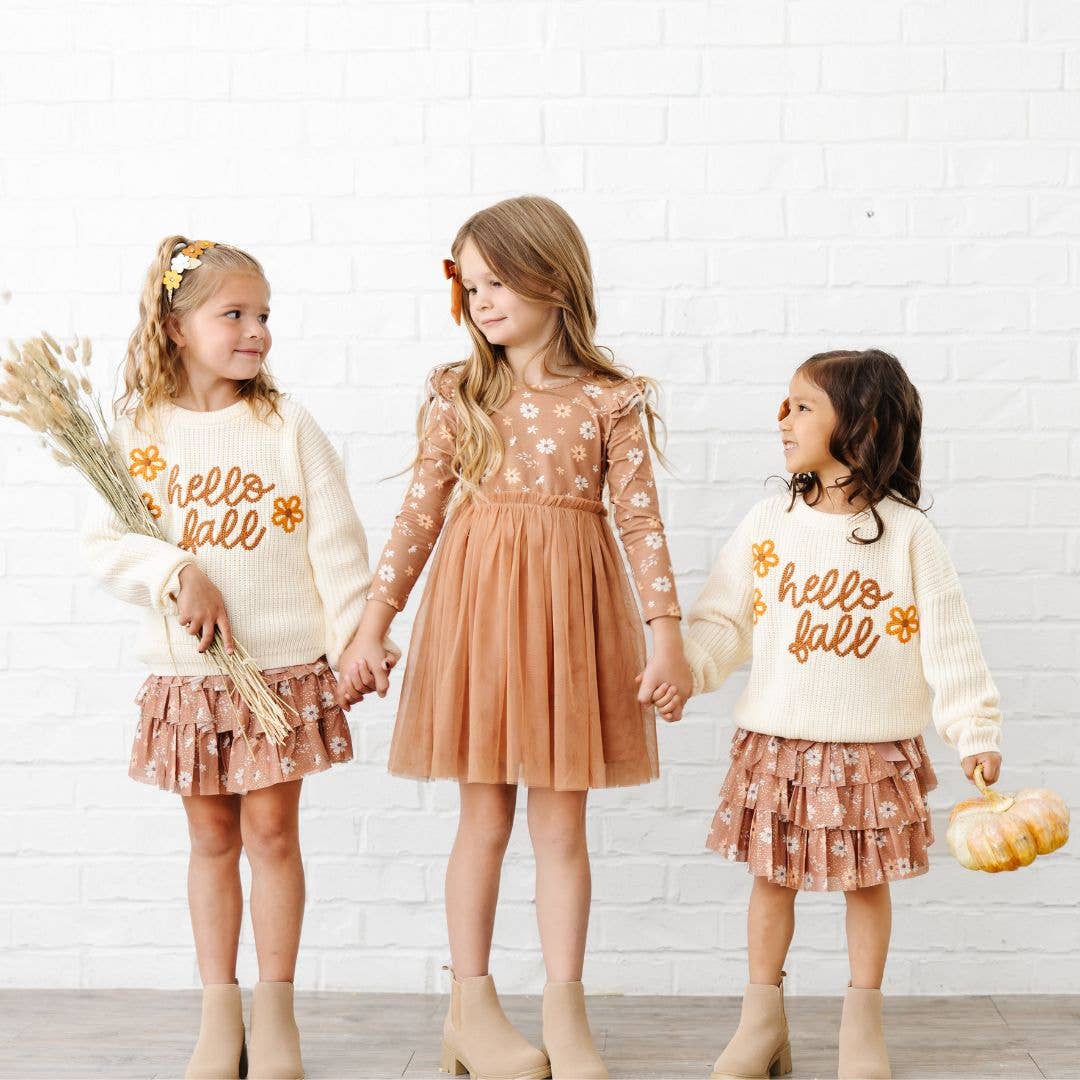 Fall Floral Tutu