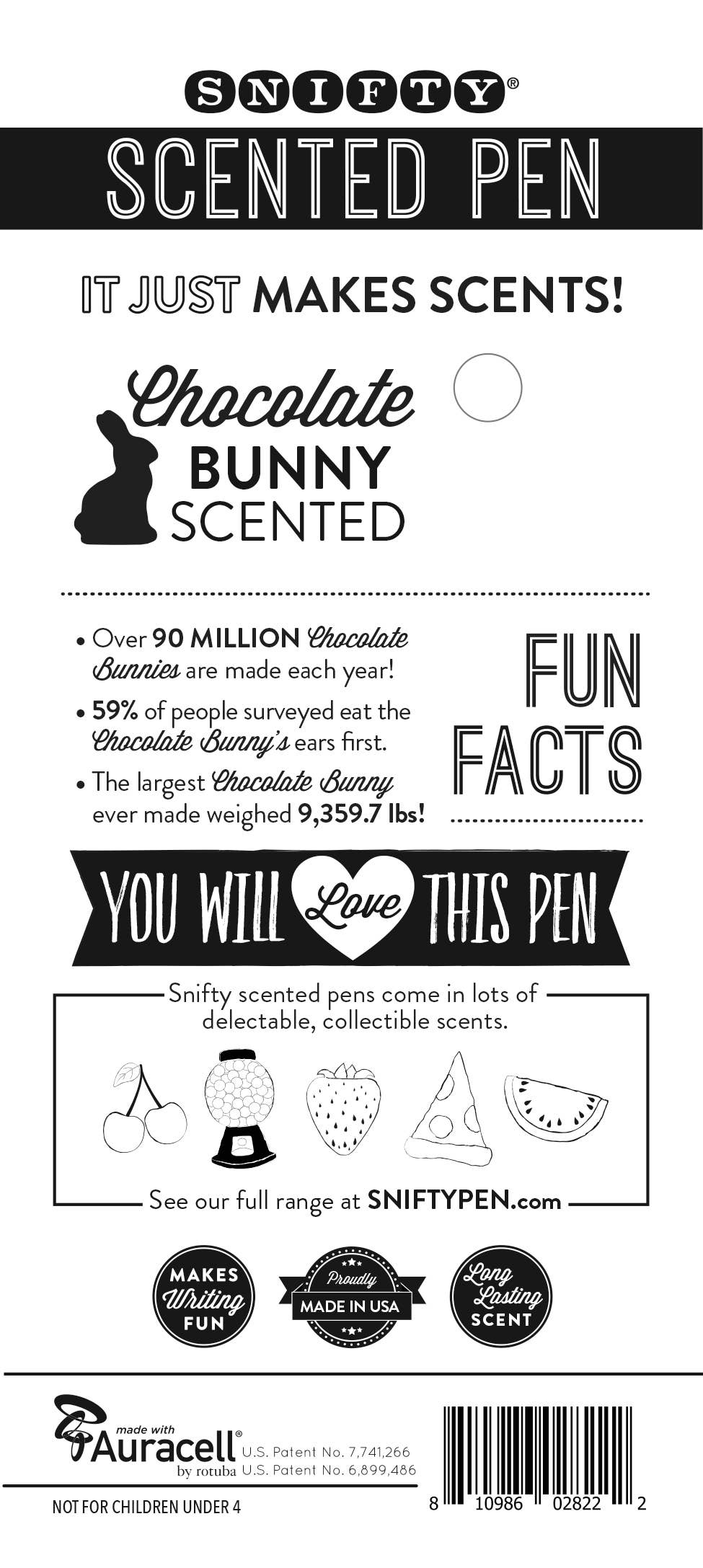 Easter Bunny Scented Pen