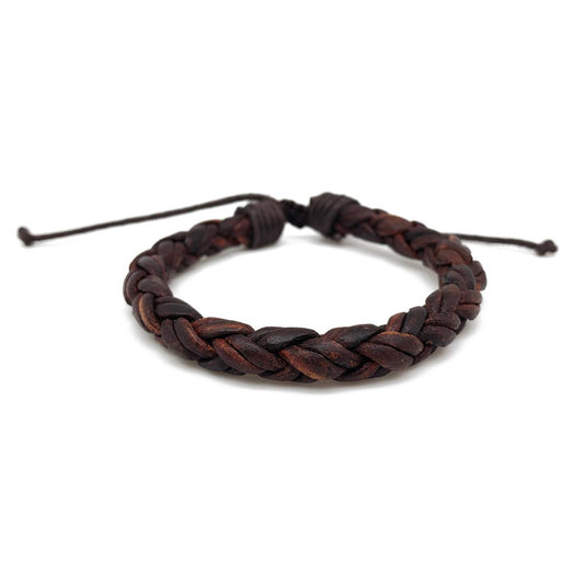 Mens Leather Bracelet | Braid
