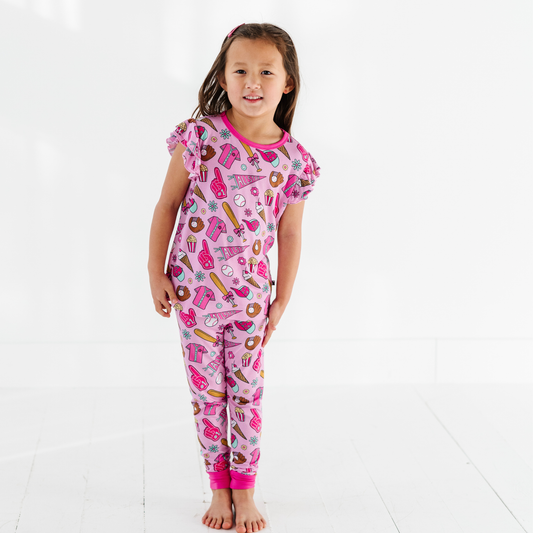 Play Ball Ruffle Bamboo Set