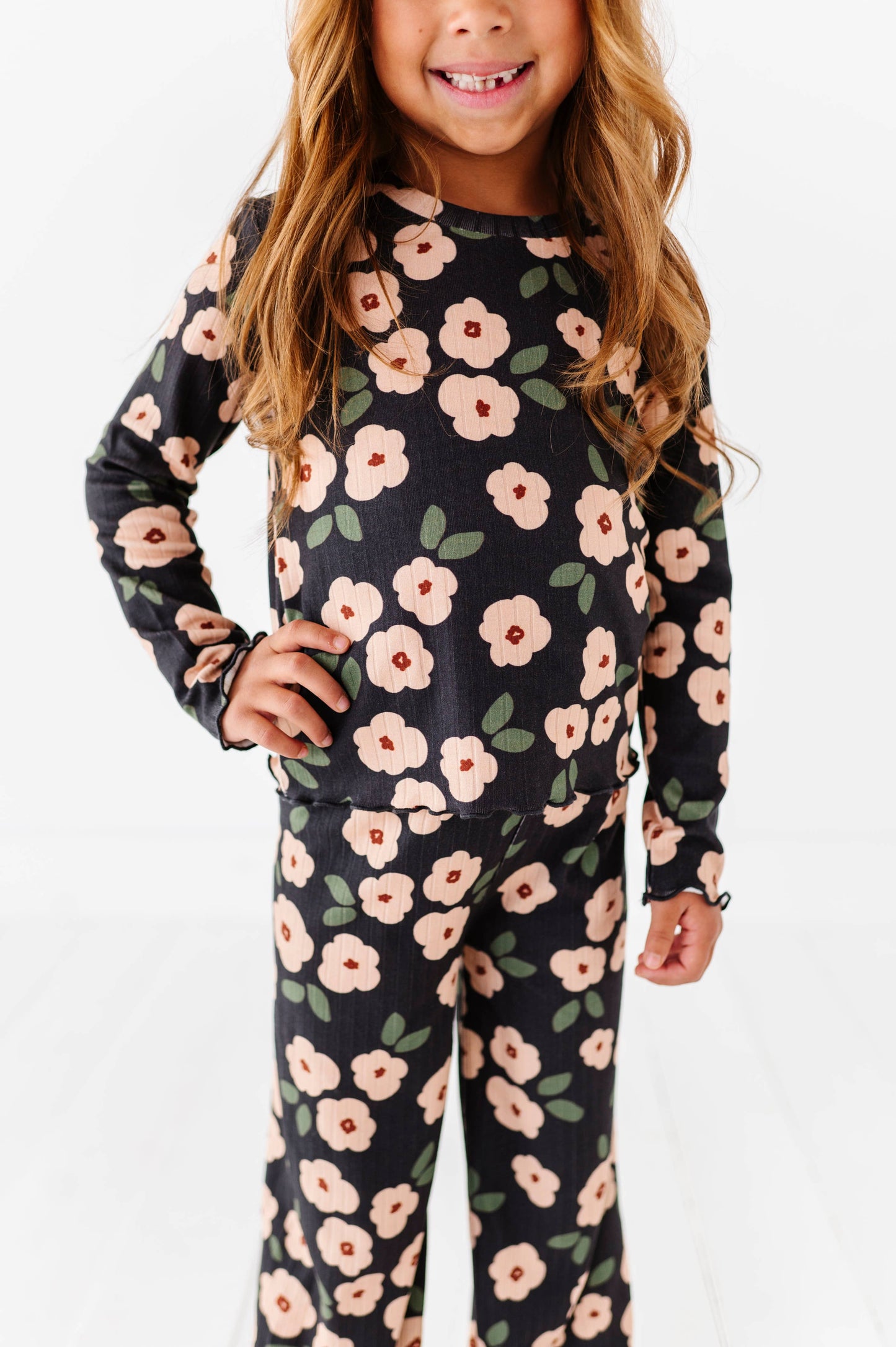 Floral Ribbed Set