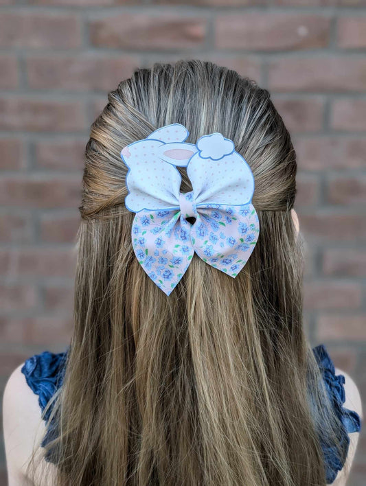 Blue Bell Bunny Bow