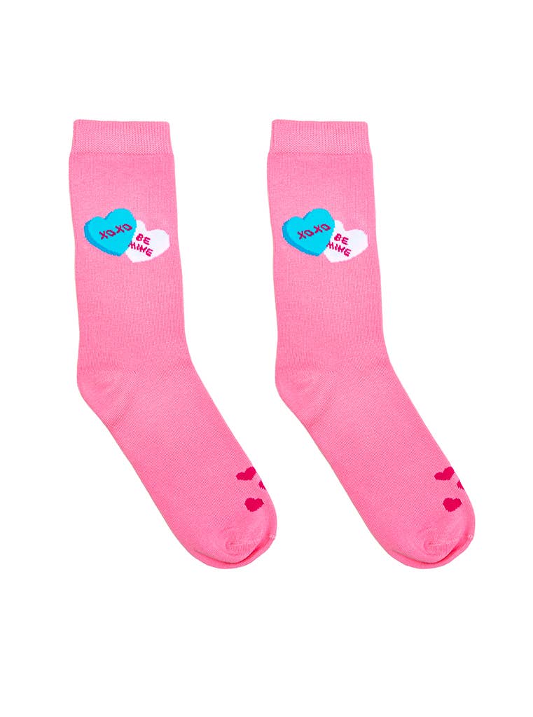 3D Packaged Crew Socks | Be Mine