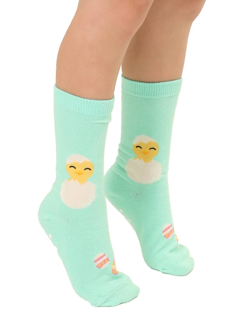 3D Packaged Crew Socks | Easter Chick