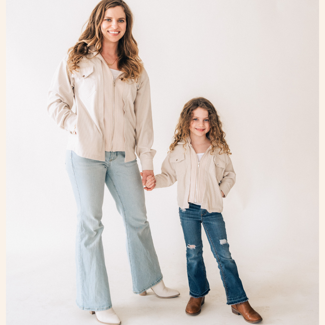 Khaki Hooded Jacket | Child