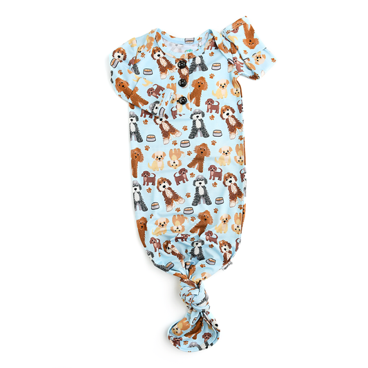 Newborn Knotted Baby Gown | Doodle