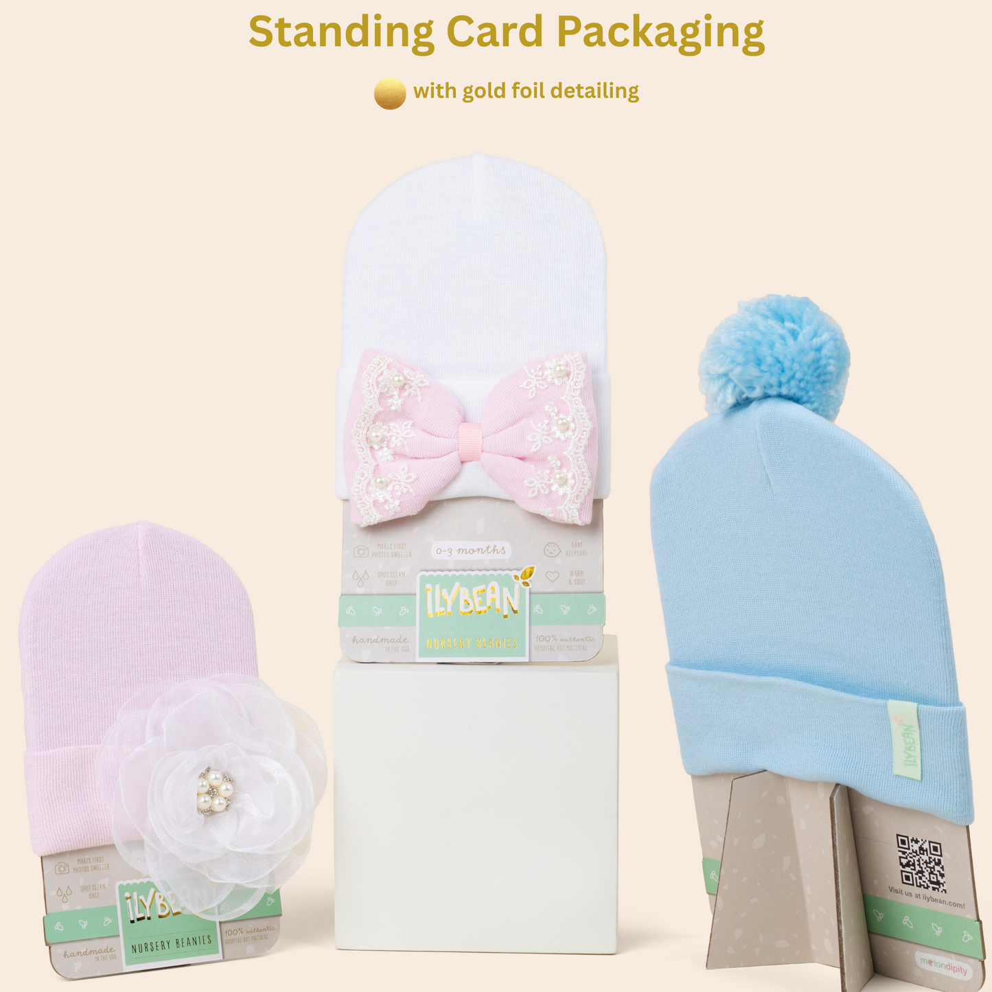 Pink Little Sis Bow Hat