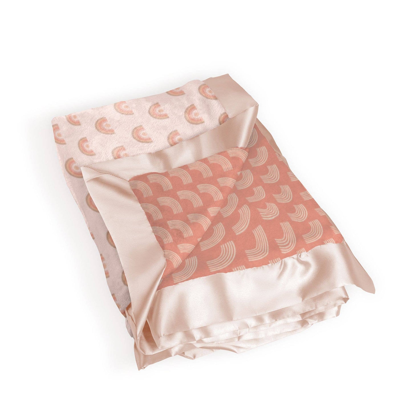 Rainbow Reversible Baby Blanket