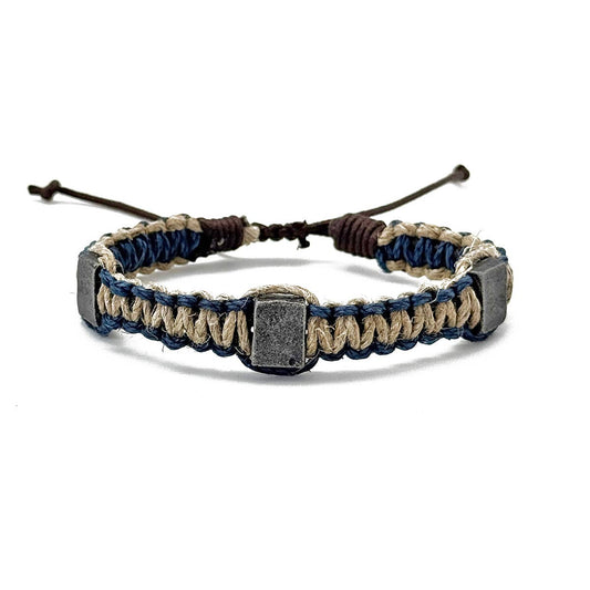 Mens Leather Bracelet | Tidal Forge