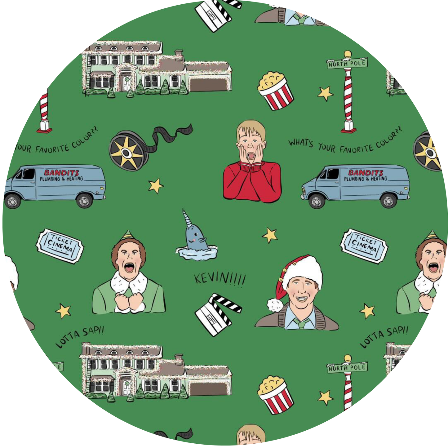 Classic Christmas Bamboo Set