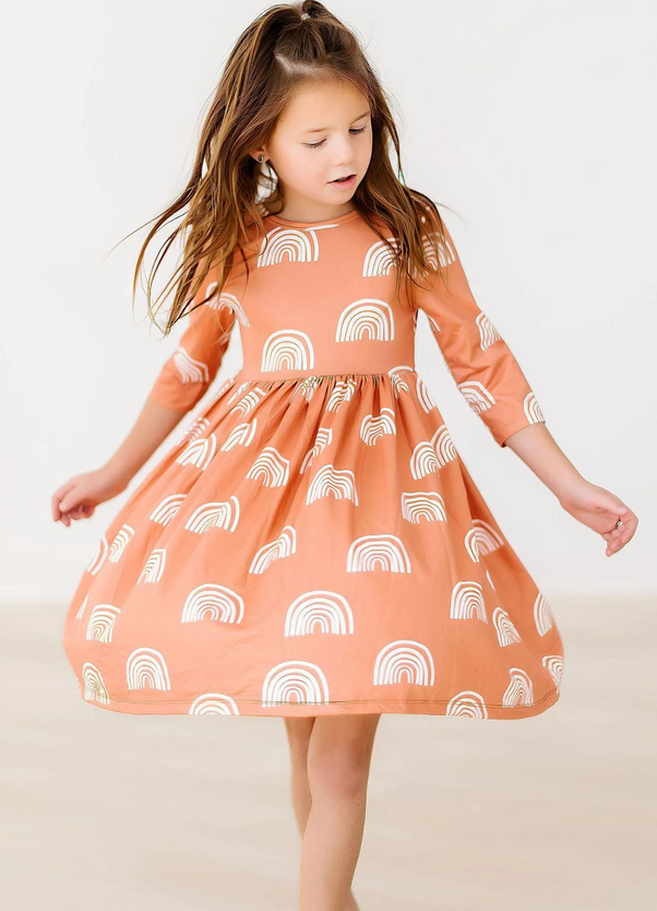 Rainbows In Fall Dress