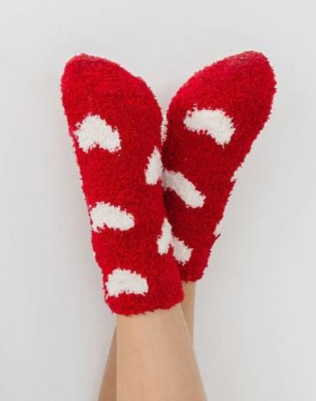 Red Cozy Socks
