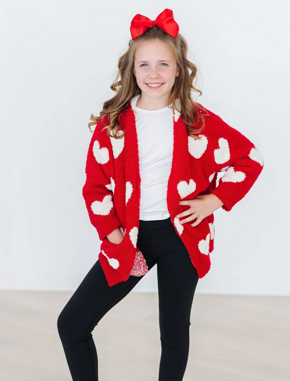 Red Heart Cozy Cardigan