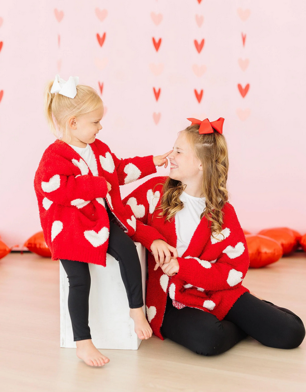 Red Heart Cozy Cardigan