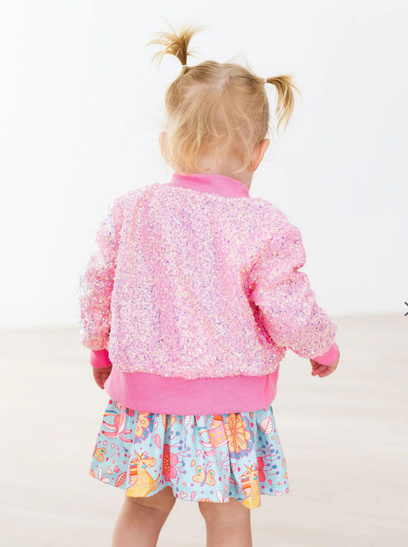 Bubblegum Pink Sequin Jacket
