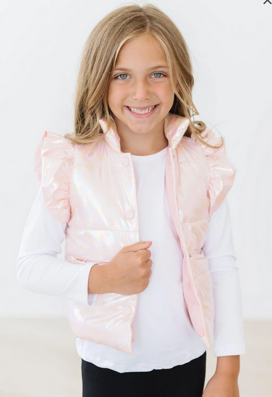Light Pink Puffer Vest
