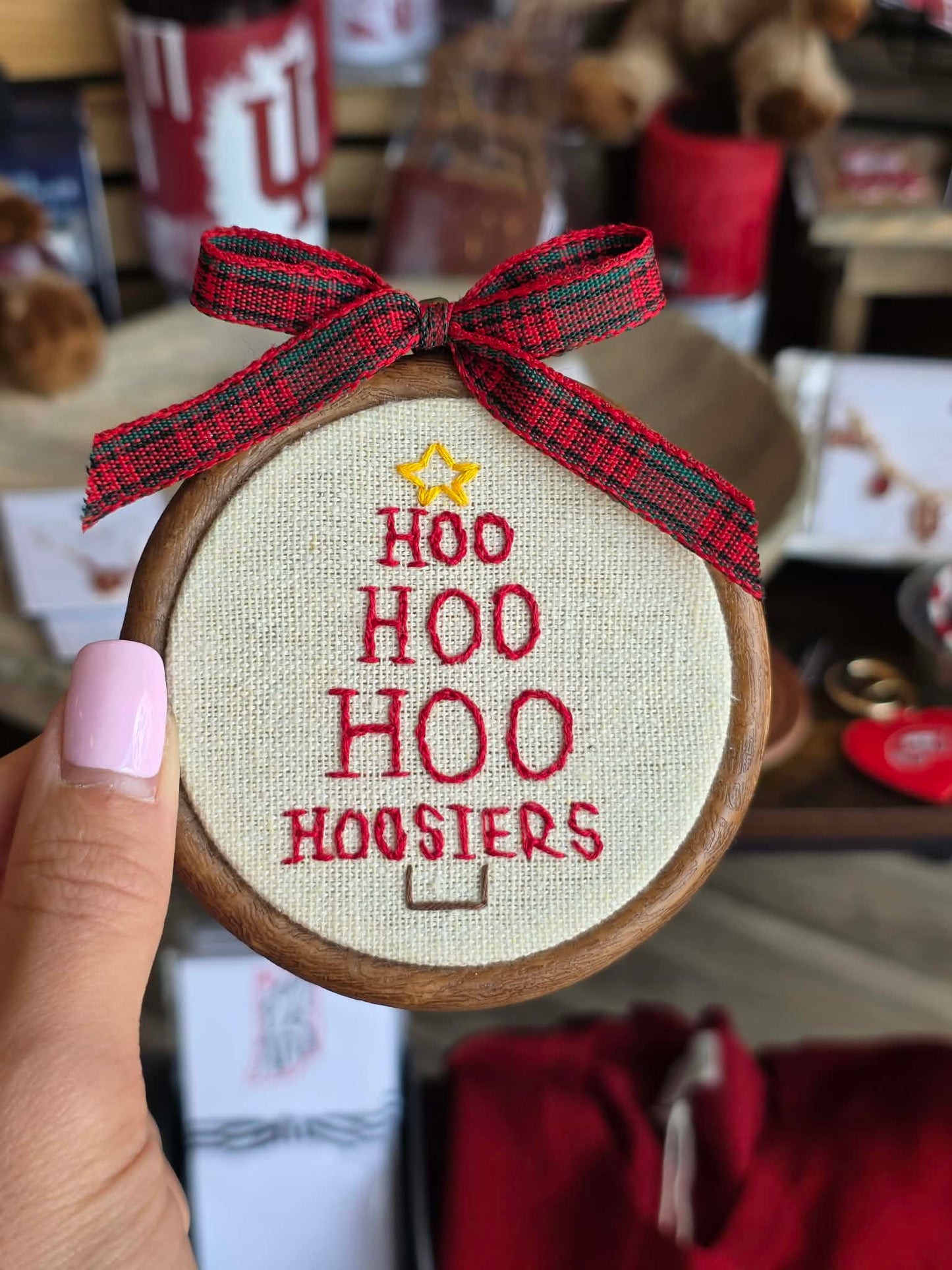 Hoo Hoo Hoo Hoosier Ornament