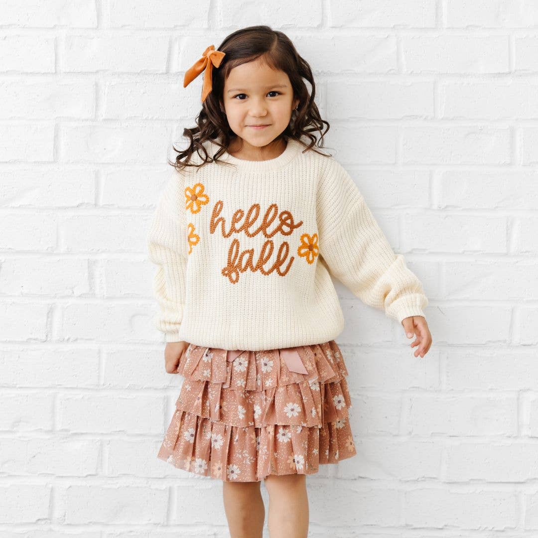 Fall Floral Tutu