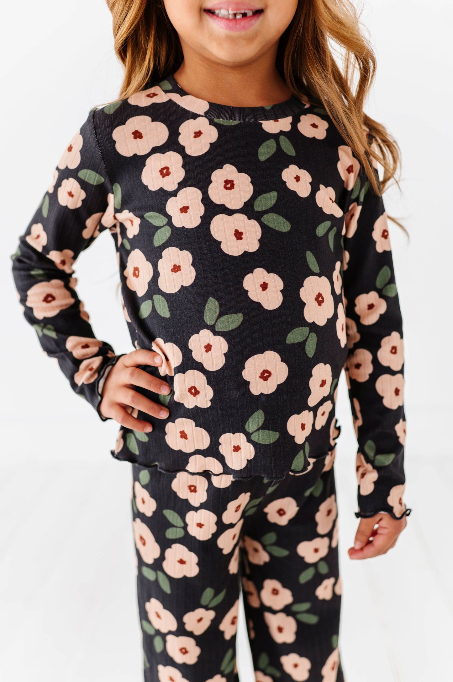 Floral Ribbed Set
