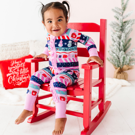 Whimsical Winter Bamboo Sleeper