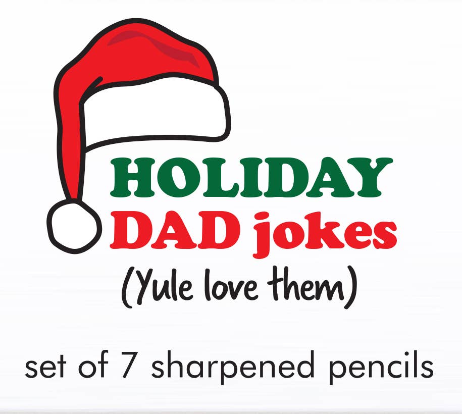 Holiday Dad Jokes Pencil Set
