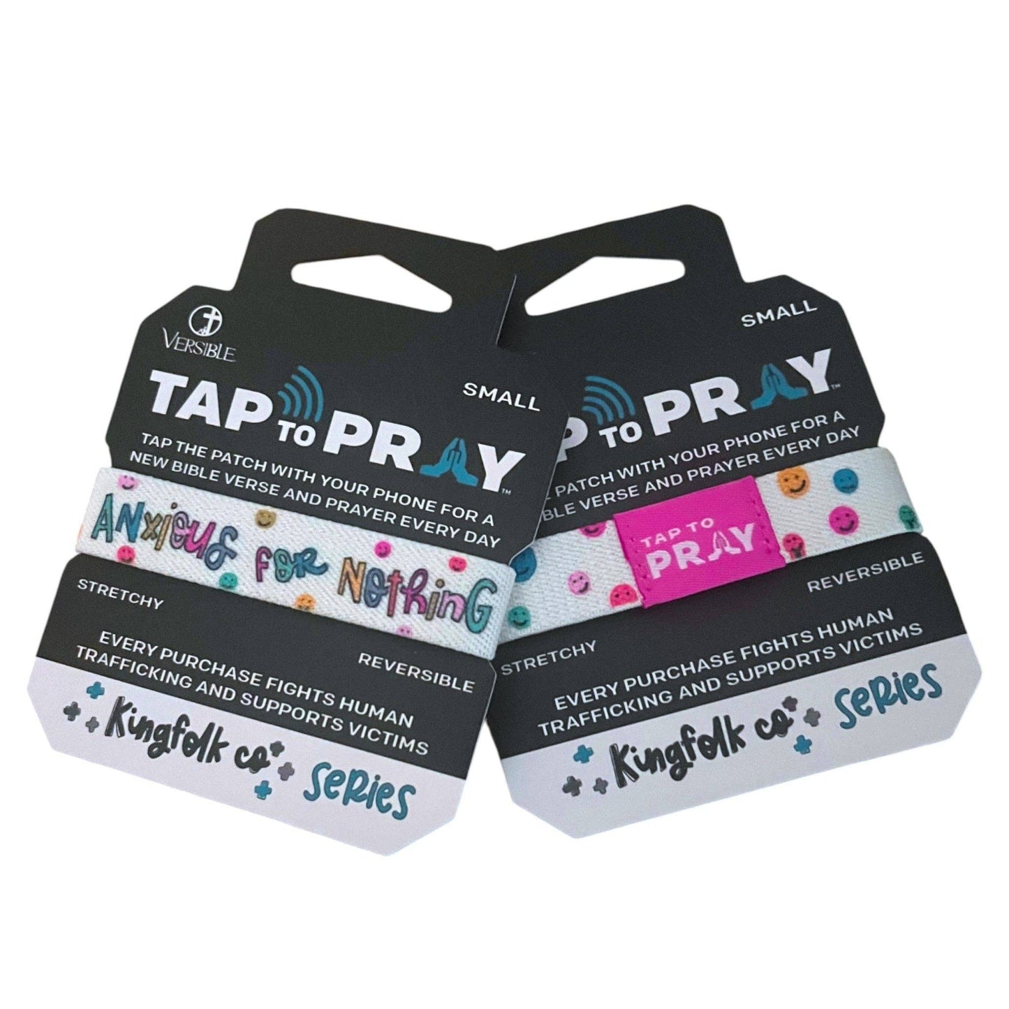 Tap To Pray® Kingfolk Series Wristband – Anxious For Nothing