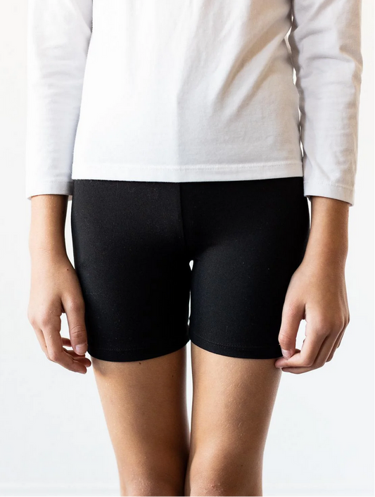 Black Twirl Shorts