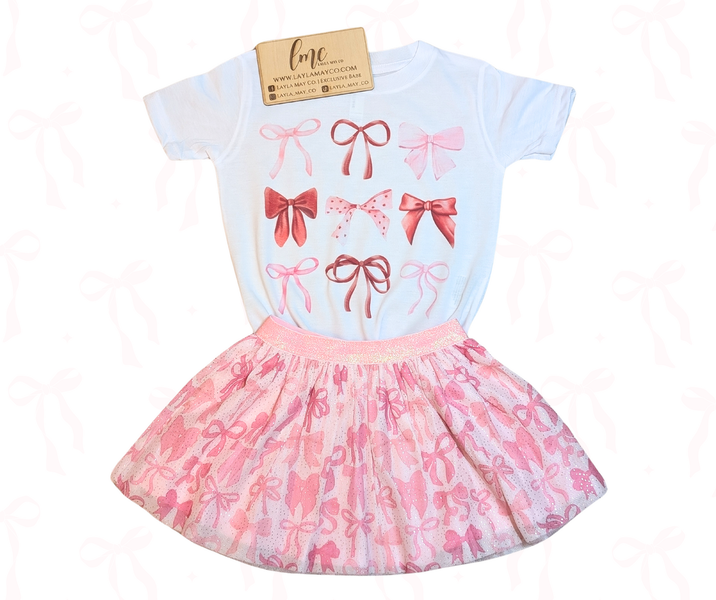 Pink Bows Tee