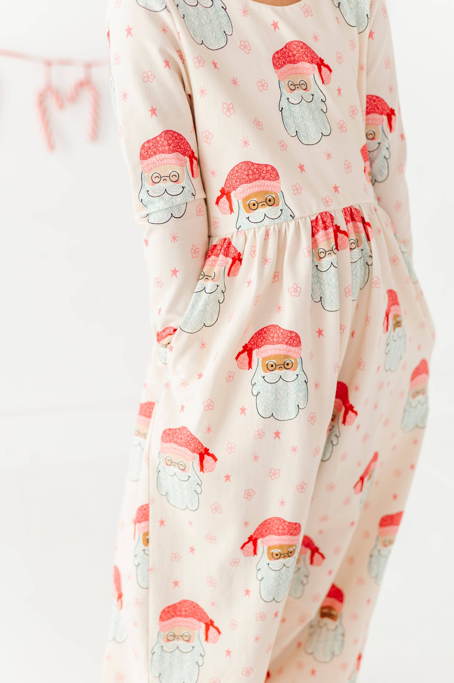 Pink Santa Romper