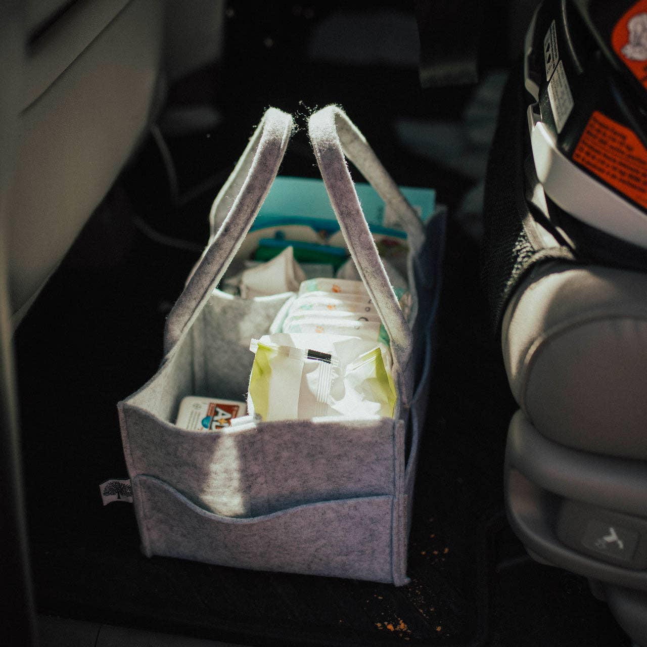 Diaper Caddy | White