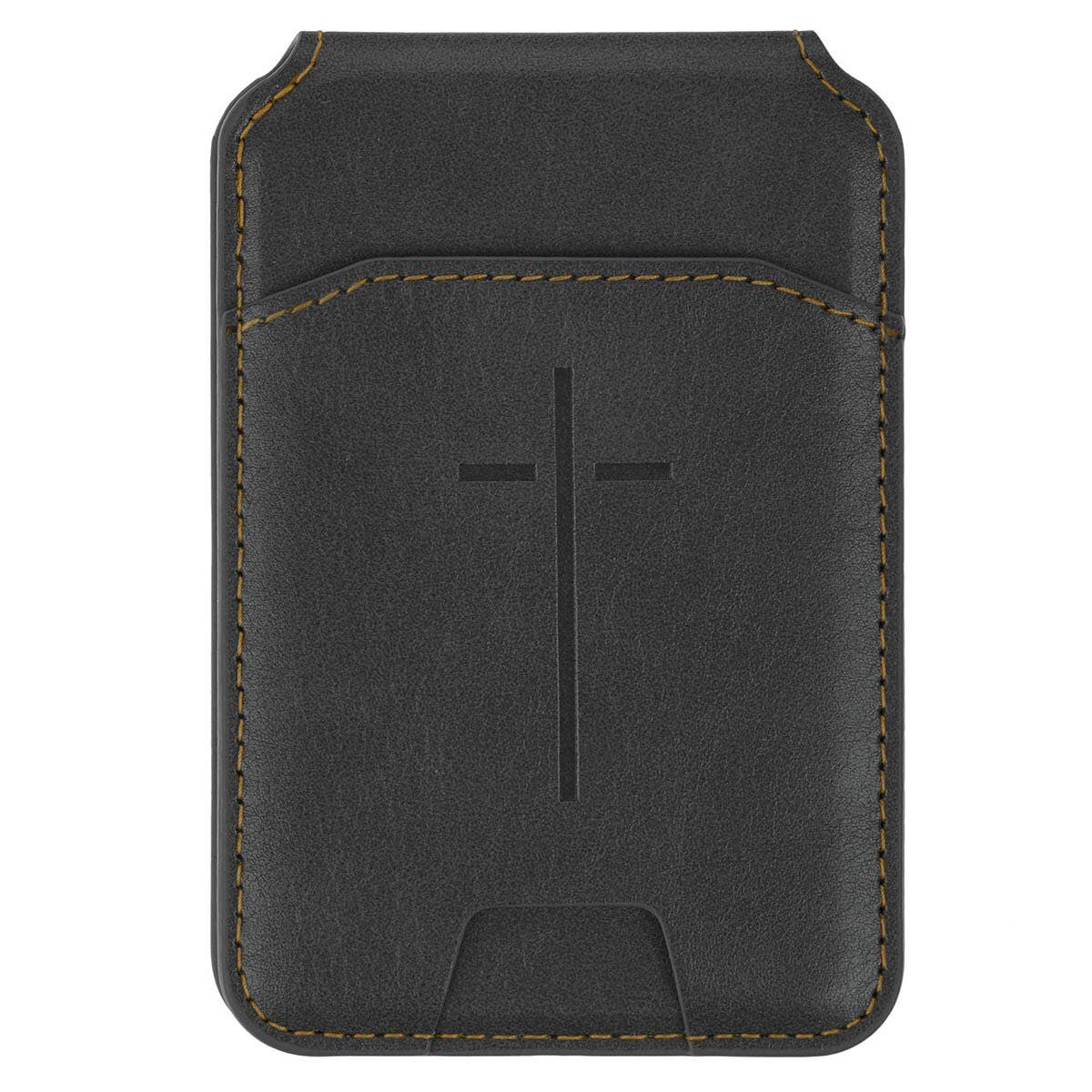 Black Cross Magnetic Phone Wallet