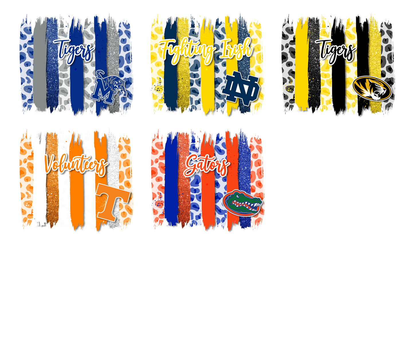 University Tumbler | Brushstrokes