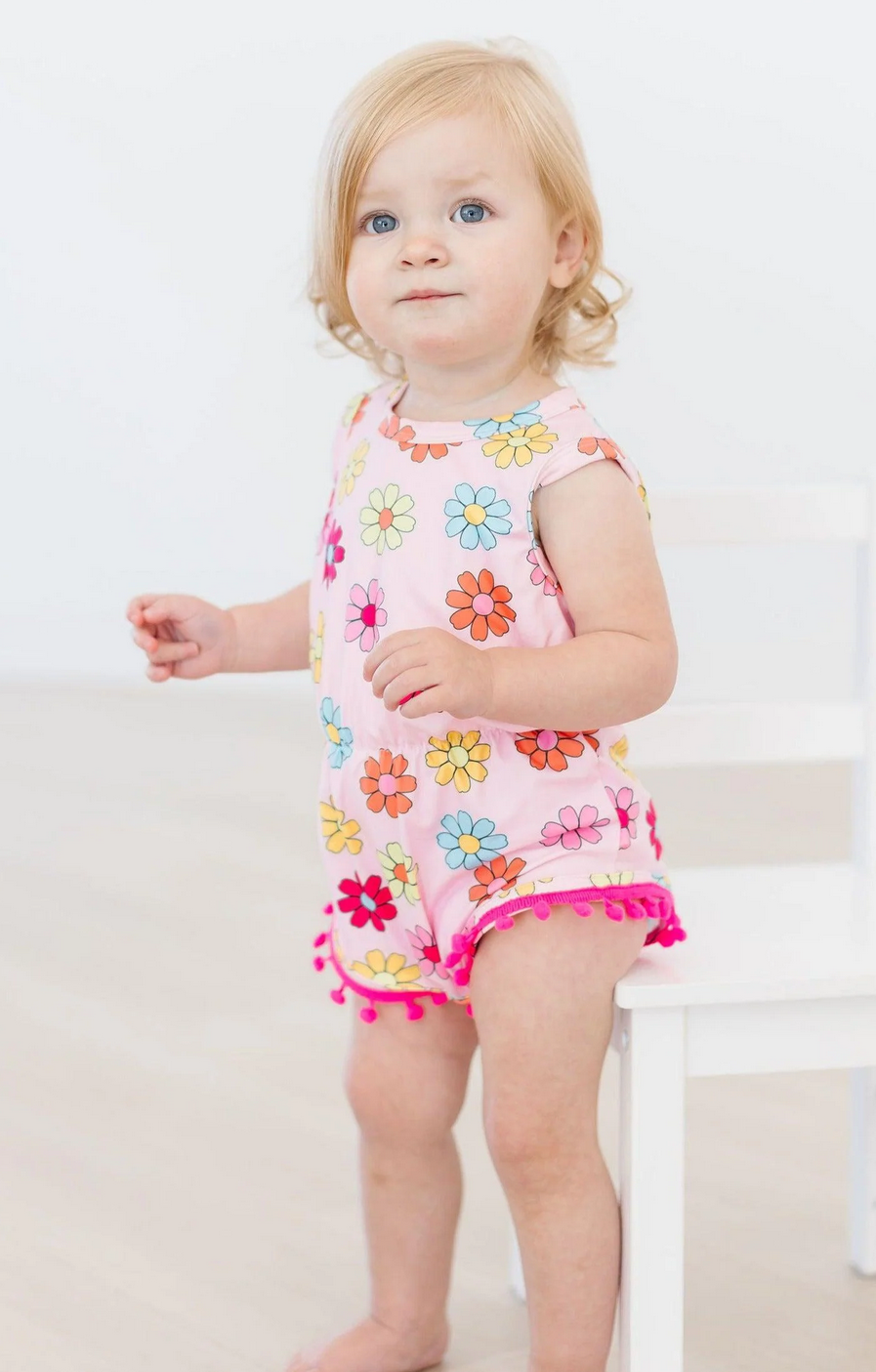 Cool Vibes Pom Pom Romper