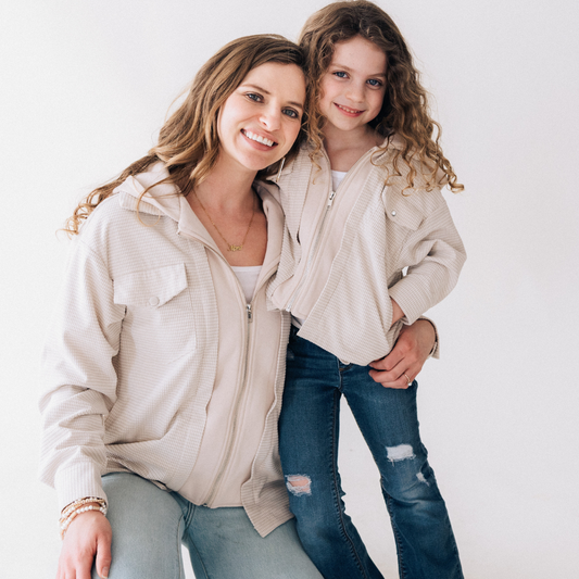 Khaki Hooded Jacket | Adult