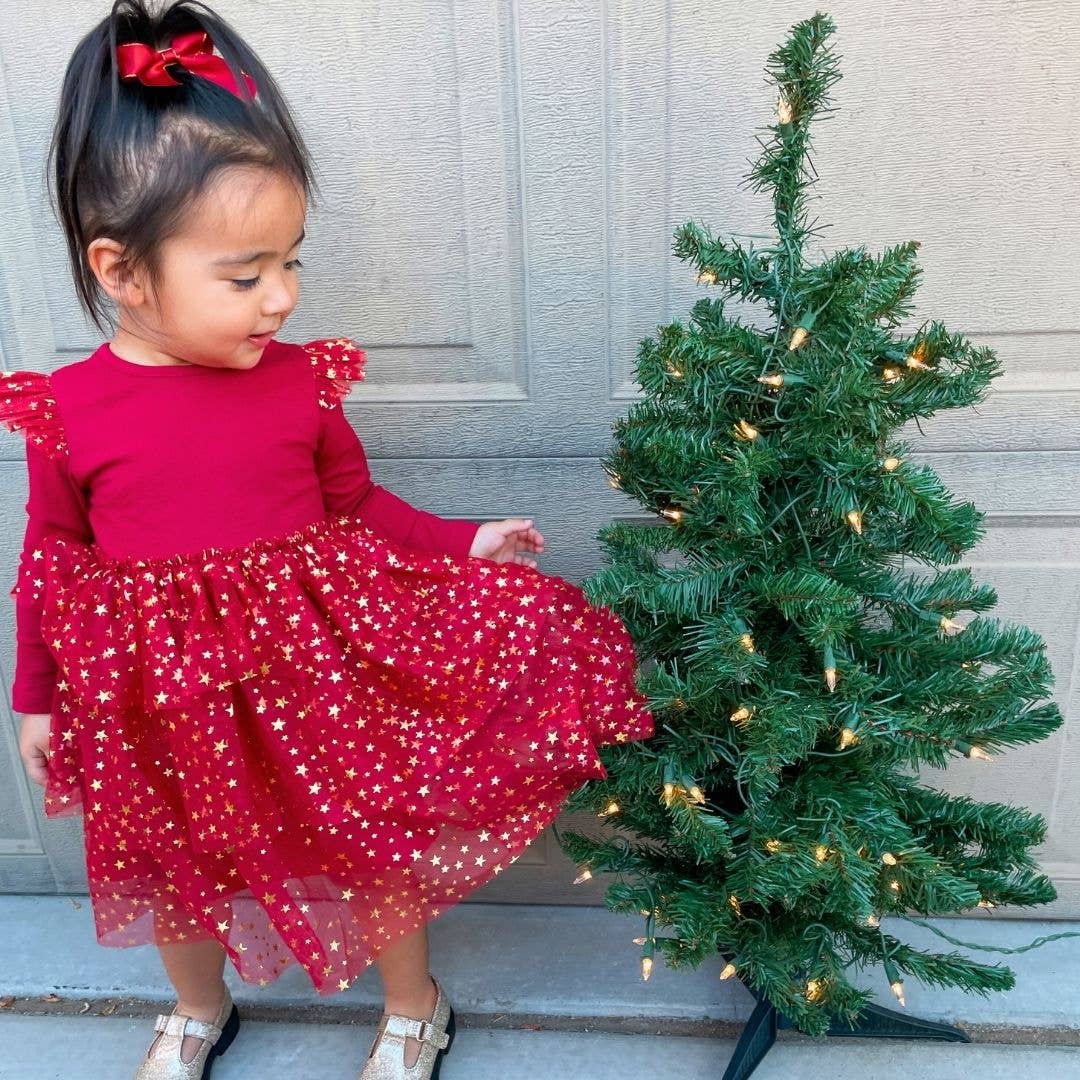Scarlett Coquette Christmas Bow Clip