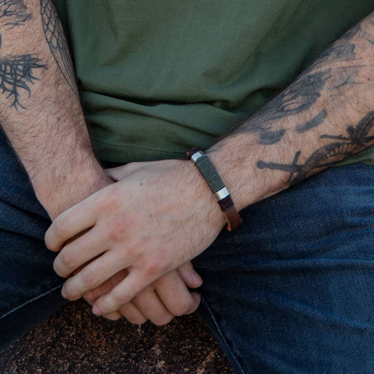 Mens Leather Bracelet | Urban