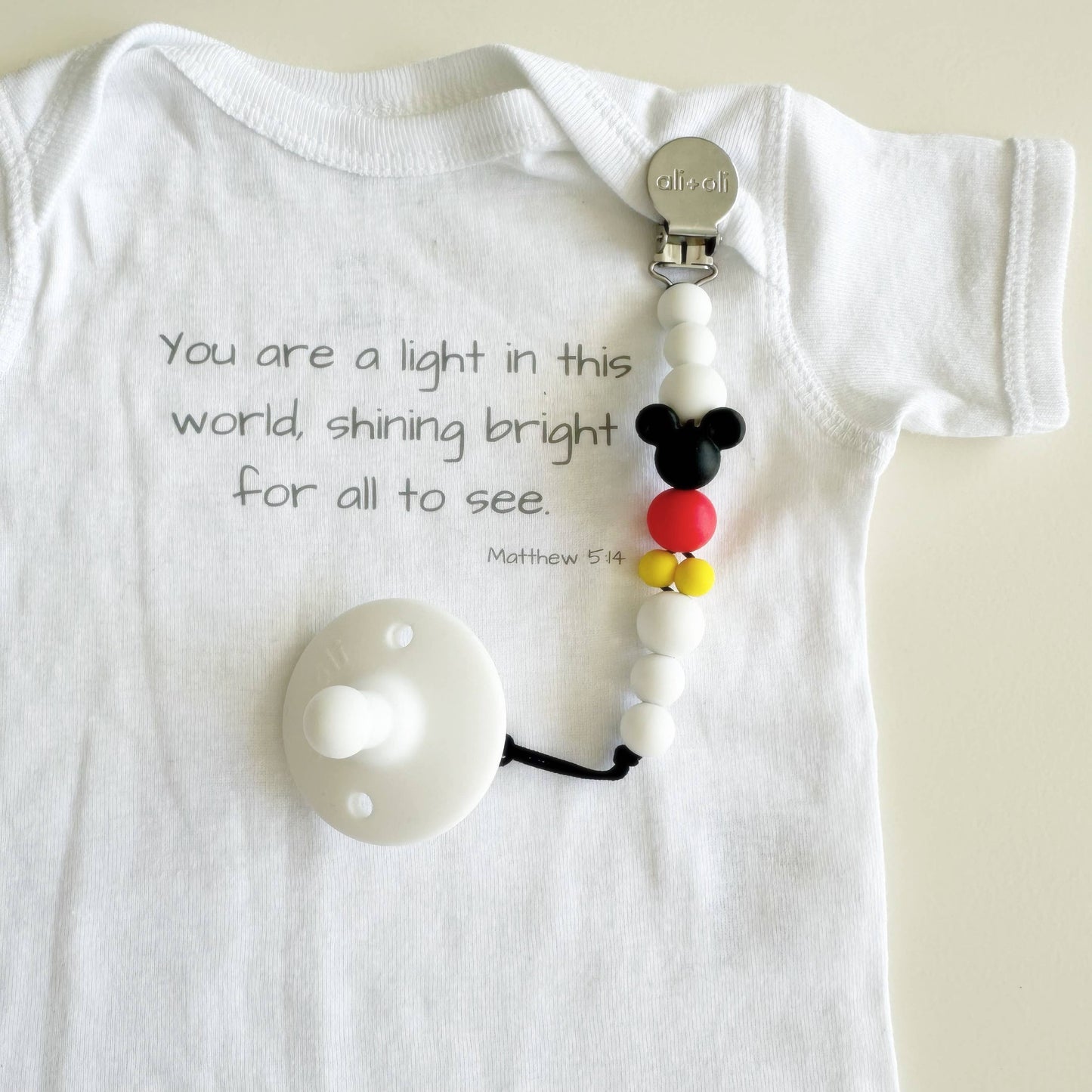 Pacifier Clip | Mouse