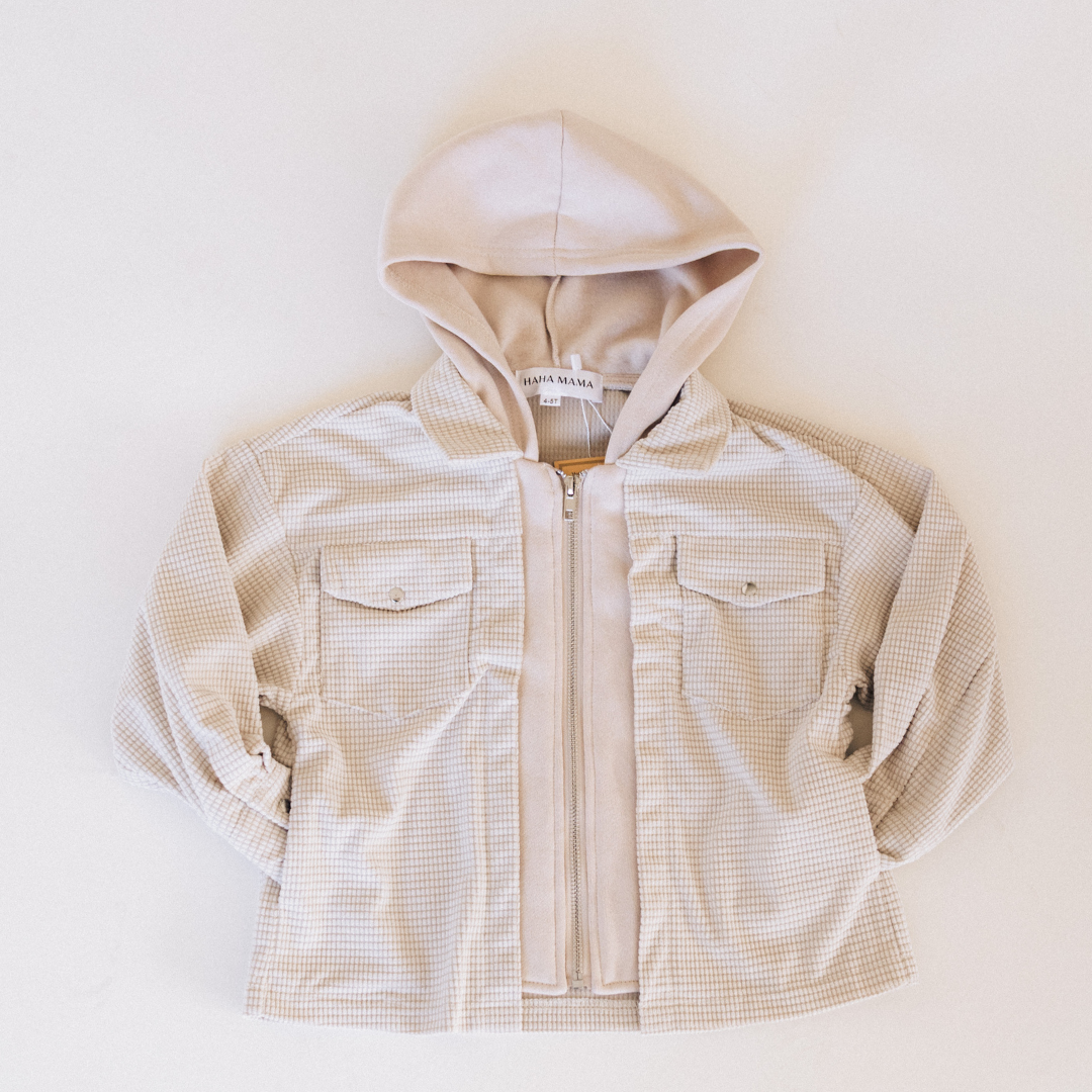 Khaki Hooded Jacket | Child