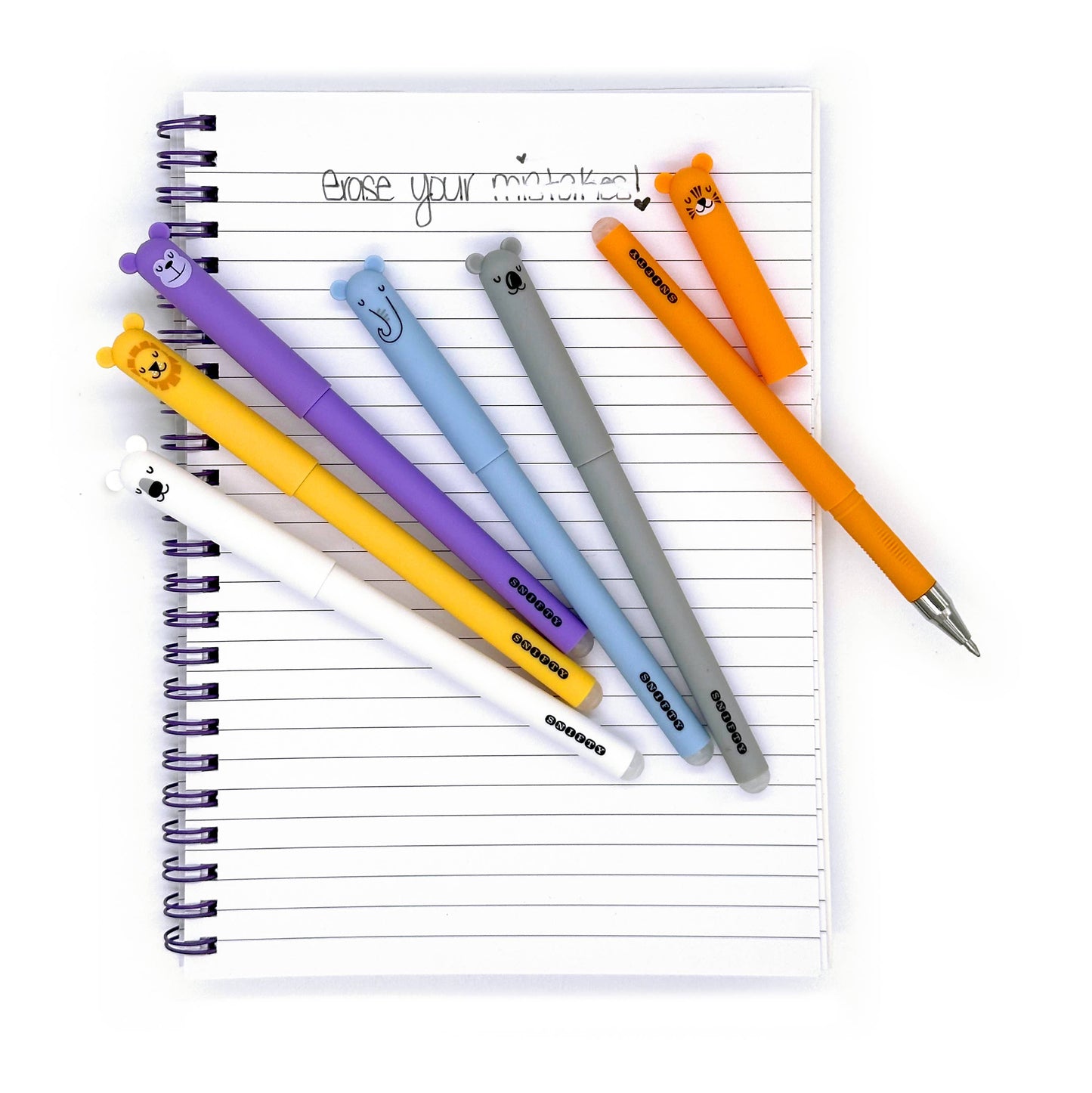 Wild Life Erasable Pens