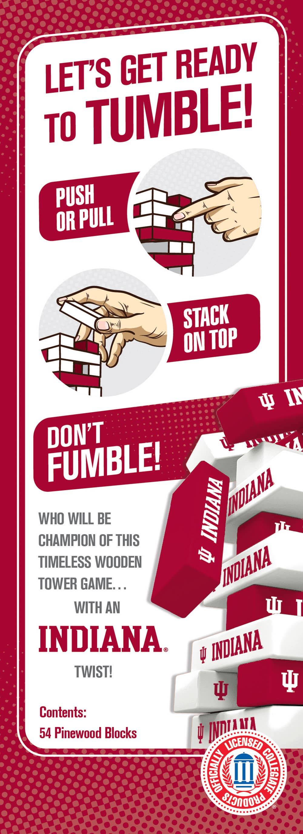 Indiana Hoosiers Tumble Tower