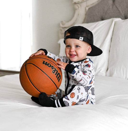 Hoops Bamboo Sleeper