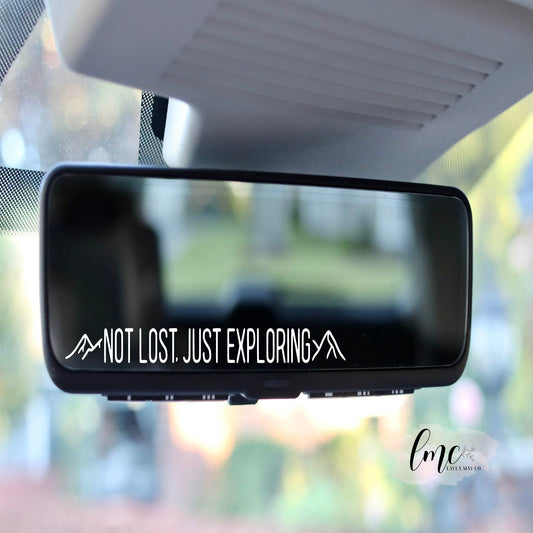 Not Lost Just Exploring | Decal