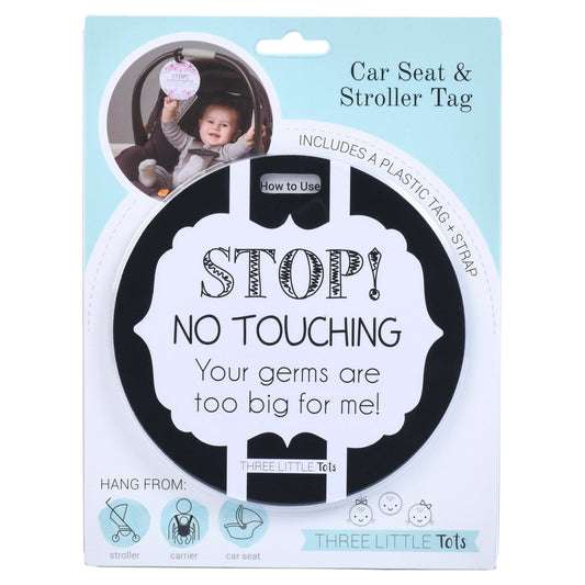 No Touching and Stroller Tag | Black