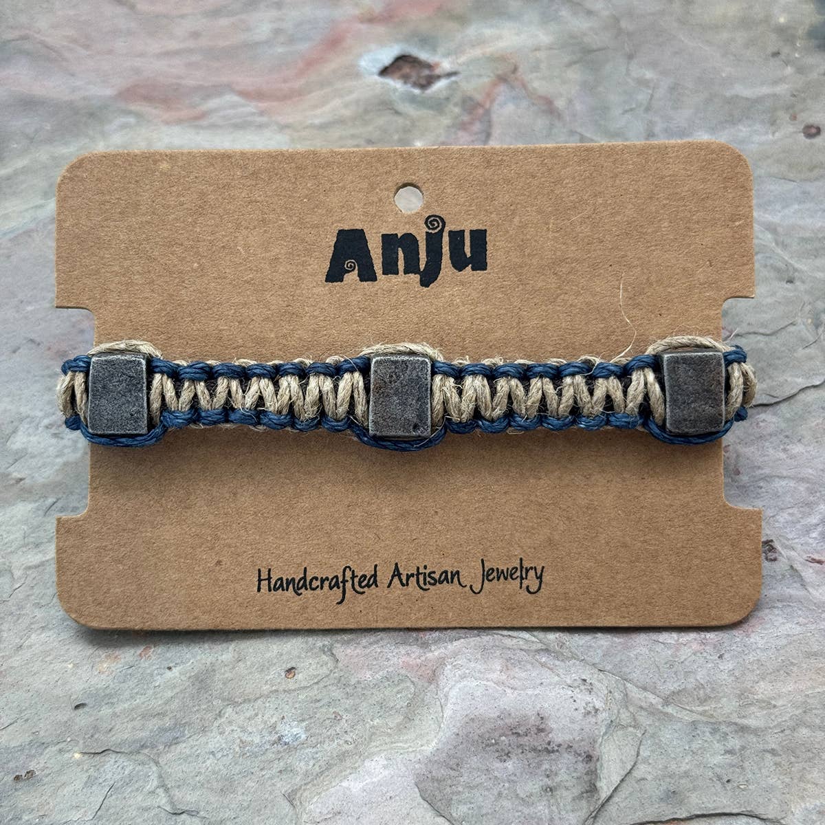Mens Leather Bracelet | Tidal Forge