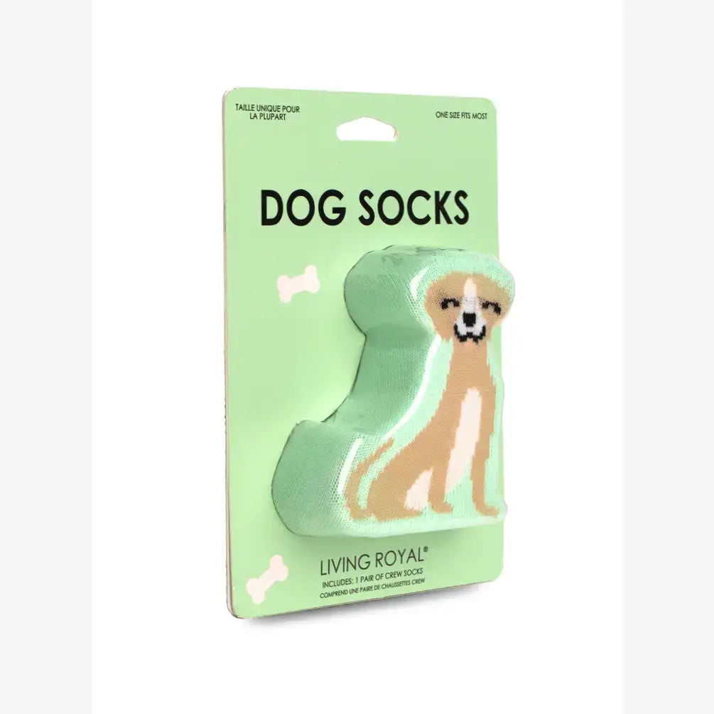 3D Packaged Crew Socks | Dog
