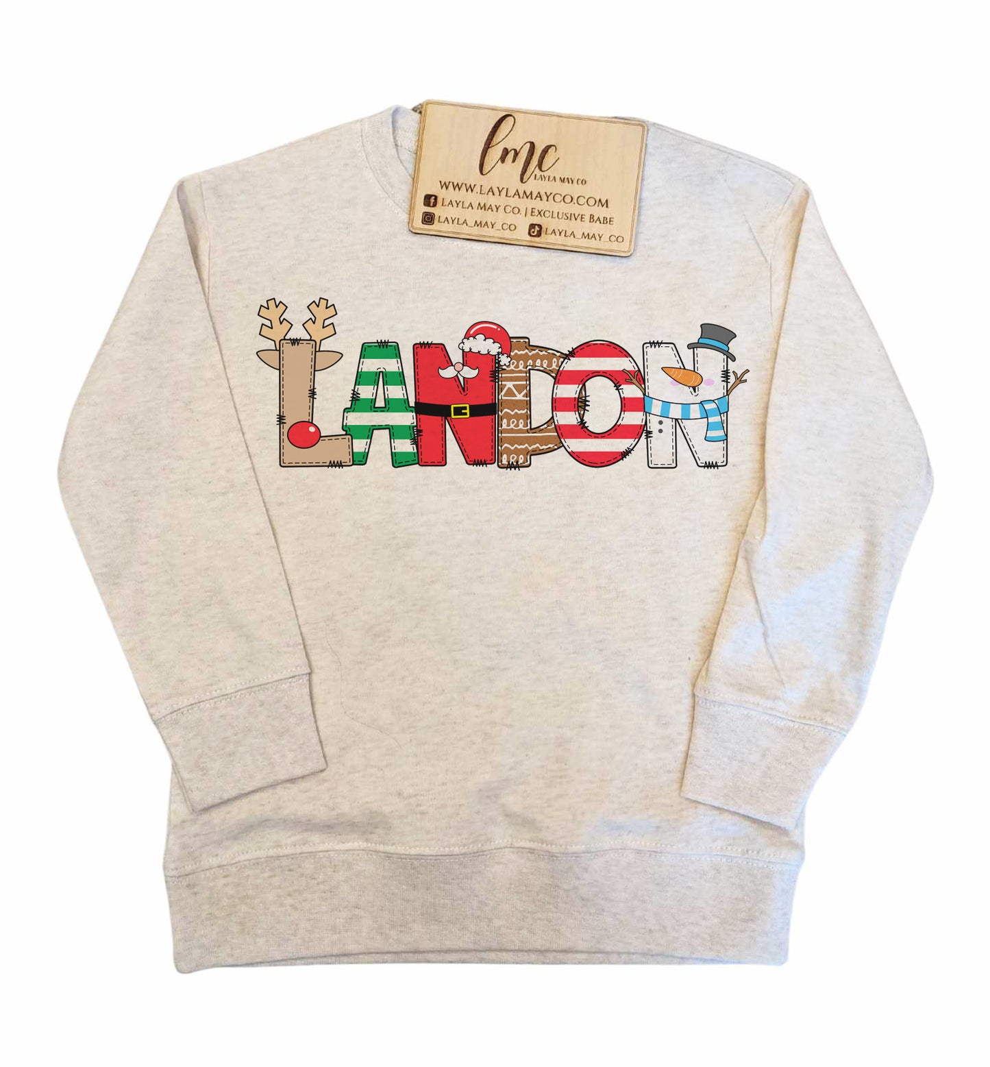 Classic Christmas Name Tee | Kids