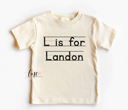 Alphabet | Custom Name