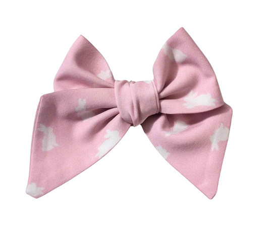 Bunnies on Pink Bow